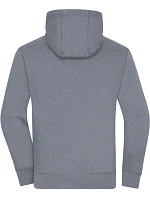 Daiber JN 963 Pánská mikina s kapucí "Lifestyle" 02.0963 grey melange/navy Daiber JN 963 Pánská mikina s kapucí "Lifestyle" 02.0963 grey melange/navy