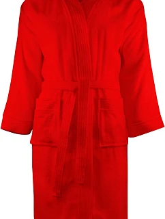 The One Towelling Bathrobe Župan 48.1011 red