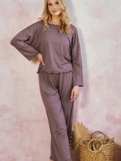 3439 DÁMSKÉ DLOUHÉ PYŽAMO ZOYA S-L