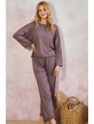 3439 DÁMSKÉ DLOUHÉ PYŽAMO ZOYA S-L