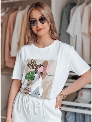 Dámské tričko BRAVIS bílé FashionStreet RY2616 Dámské tričko BRAVIS bílé FashionStreet RY2616