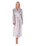 Dámský župan 2556 irbis vzorovaný - Vestis Dámský župan 2556 irbis vzorovaný - Vestis