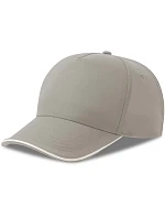 Atlantis Headwear Recy Five Piping 5 panelová sandwich kšiltovka 33.0282 grey/white
