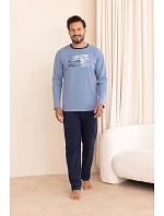 Pyžamo Regina 6008 dlouhé rukávy, velikosti M–3XL, Z26 Pyžamo Regina 6008 dlouhé rukávy, velikosti M–3XL, Z26