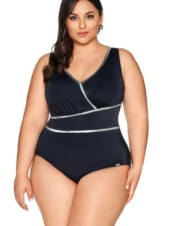 Dámské jednodílné plavky 62 black - AVA