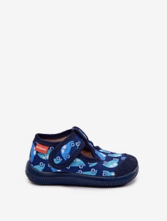 Dětské Pantofle Milami Elastické Na Suchý Zip Granátové Ambette
