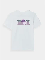 Pánské tričko s potiskem 4F - bílé Pánské tričko s potiskem 4F - bílé