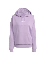Dámská mikina adidas Essentials Linear French Terry Hoodie purple JY0036