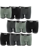 Pánské boxerky Puma 9-Pack černá šedá khaki pohodlná bavlna Pánské boxerky Puma 9-Pack černá šedá khaki pohodlná bavlna
