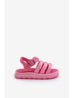 Voňavé Dětské Sandálky Na Suchý Zip ZAXY NN385018 Růžové Voňavé Dětské Sandálky Na Suchý Zip ZAXY NN385018 Růžové