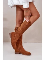 Dámské Kozačky Prodyšné Camel S.Barski HY42-132 Dámské Kozačky Prodyšné Camel S.Barski HY42-132