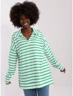 Halenka LK BZ 509314.83 bílá a zelená Halenka LK BZ 509314.83 bílá a zelená