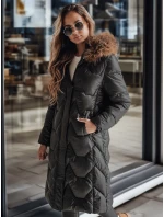 Dámská prošívaná dlouhá bunda WINTERACT černá FashionStreet TY4778