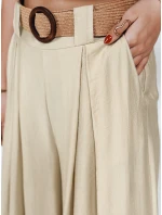 Dámské kalhoty MIRELOU beige FashionStreet UY2716