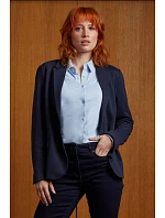 NEOBLU Marcel Women Dámský piqué blejzr 24.3170 night blue NEOBLU Marcel Women Dámský piqué blejzr 24.3170 night blue