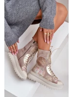 Kožené Semišové Boty Na Platformě Zateplené Maciejka 06565-04 Béžové Kožené Semišové Boty Na Platformě Zateplené Maciejka 06565-04 Béžové