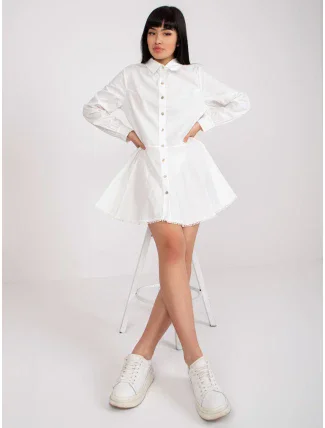 Dámské šaty-DHJ-SK-6801.63P-bílé Dámské šaty-DHJ-SK-6801.63P-bílé