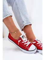 Dámské Textilní Tenisky Lee Cooper LCW-25-02-3298L Červené
