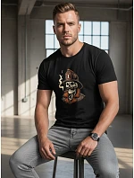 Pánské hasičské tričko s potiskem lebky NX054R