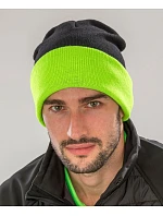 Result Headwear RC 930X Pletená čepice "Black Compass" 28.930X black/orange