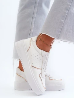 Dámské Tenisky na platformě Bílé Tessama