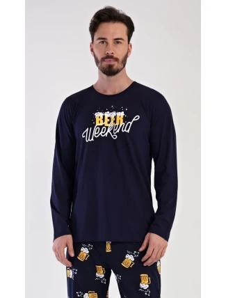 Pánské pyžamo dlouhé Weekend Pánské pyžamo dlouhé Weekend