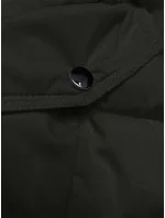 Péřová dámská zimní bunda v army barvě (2M-007) Péřová dámská zimní bunda v army barvě (2M-007)