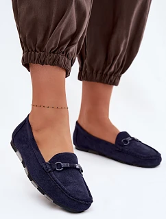 Dámské Mokasíny Ploché Tmavě Modré Olisa