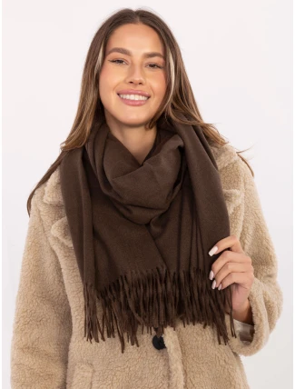 Šála AT SZ 23185.73P tmavě hnědá