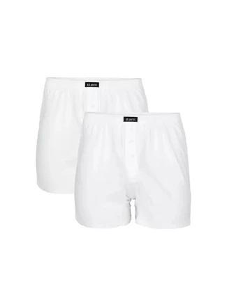Pánské trenýrky 2 pack 003 white - Atlantic