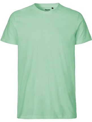 Neutral O 61001 Pánské tričko z bio bavlny 77.6101 dusty mint Neutral O 61001 Pánské tričko z bio bavlny 77.6101 dusty mint