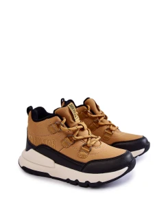 Dětské boty Memory Foam Big Star KK374118 velbloud