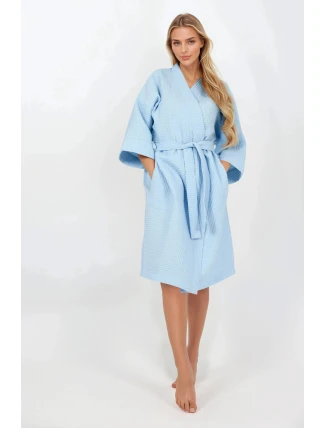 Modrý dámský župan - Momenti Per Me