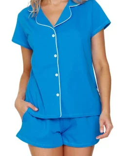 Dámské pyžamo 4122 light blue - Doctornap