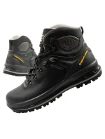 Grisport Nero pánské trekové boty kožené nepromokavé kotníkové boty