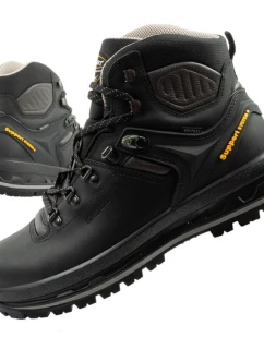 Grisport Nero pánské trekové boty kožené nepromokavé kotníkové boty