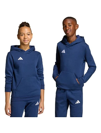 Dětská mikina adidas Entrada 26 Hoody navy blue JZ6567