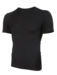 Brubeck Active Vlněné termo tričko Black - SS11710