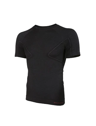 Brubeck Active Vlněné termo tričko Black - SS11710