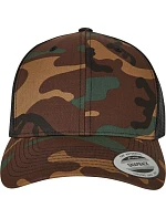 Flexfit 6606C/6606CA 5 panelová Trucker kšiltovka "Camo" 55.606C camo/black