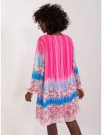 DHJ SK N8524 šaty.14X tmavě růžová