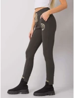 Tepláky RV DR 6650.81P tmavá khaki