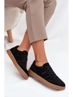 Dámské semišové tenisky Big Star HI-POLY SYSTEM – černé