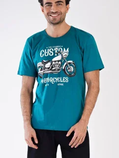 Pánské pyžamo šortky Motocykl