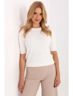 Svetr s krátkým rukávem  model 216776 Factory Price