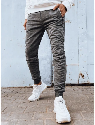 FashionStreet pánské světle šedé teplákové kalhoty UX4278