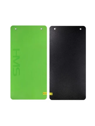 Tělocvičná podložka HMS Premium MFK01 Zeleno-černá s otvory