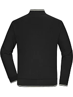 Daiber 8044 College bunda z bio bavlny 02.8044 black/black Daiber 8044 College bunda z bio bavlny 02.8044 black/black