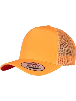 Flexfit 6506 5 panelová Retro Trucker kšiltovka 55.6506 neon orange
