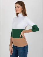 Dámská halenka RV BZ 8465 1.08P bílá zelená - FPrice